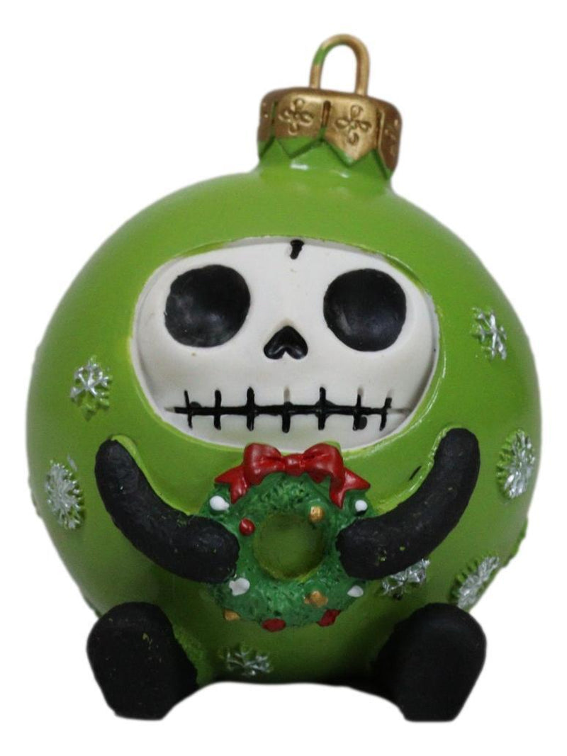 Christmas Furry Bones Mr Mrs Santa Claus Tree Ornament and Stocking Figurines