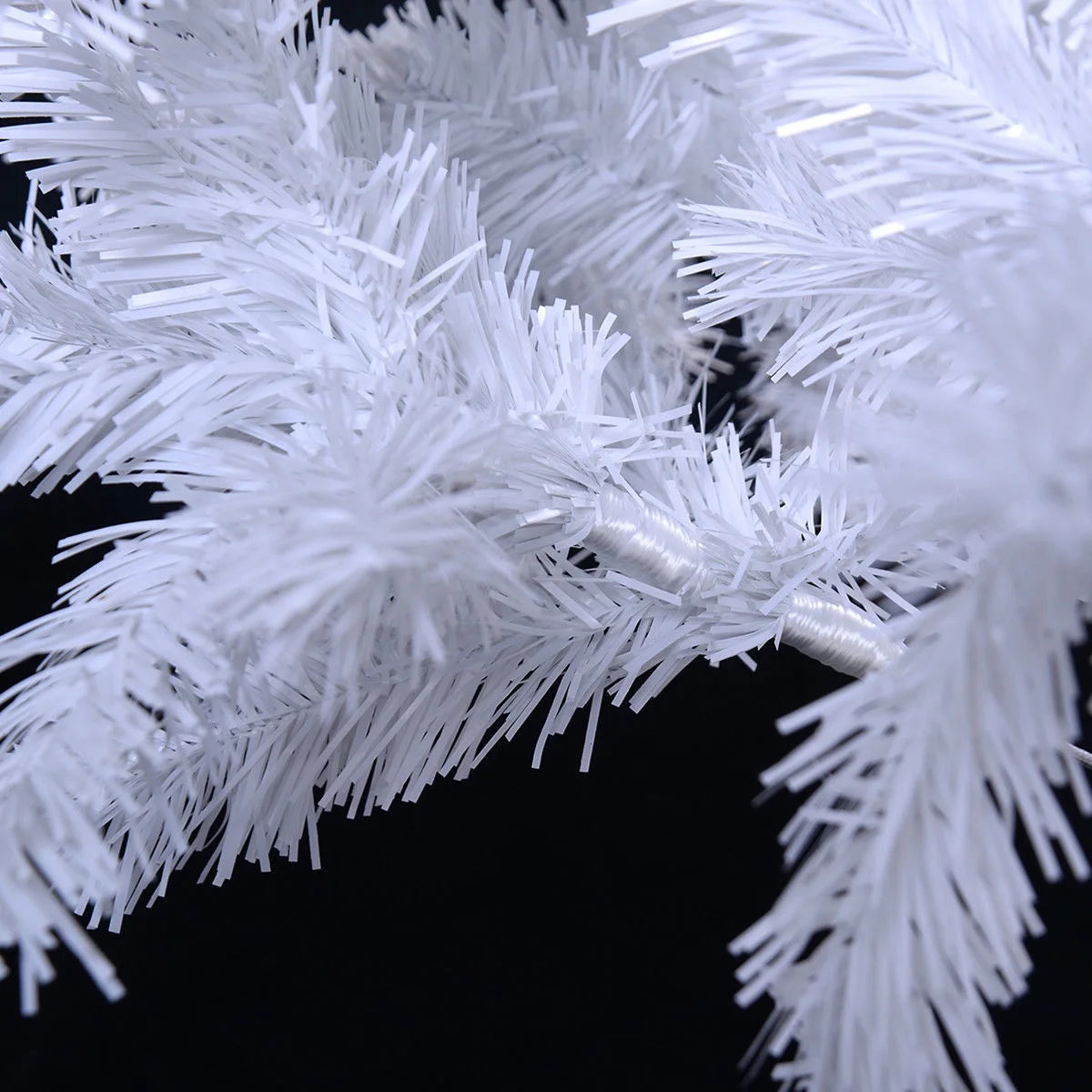 5Ft/6Ft/7Ft/8Ft Artificial PVC Chrismas Tree W/Stand Holiday Season Indoor Outdoor Green