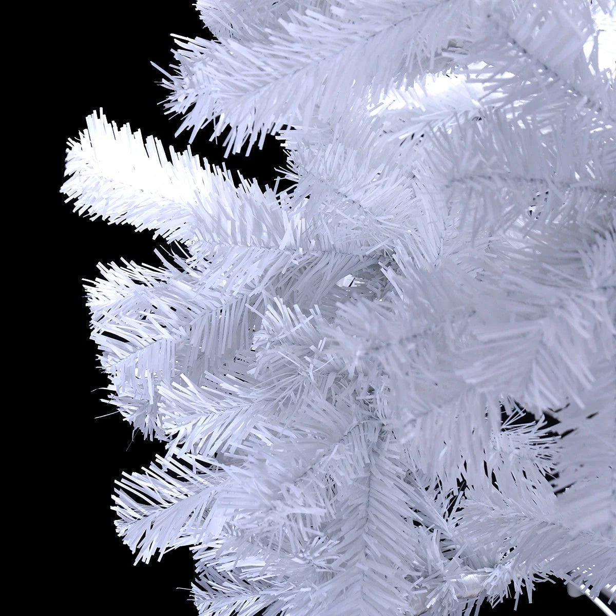 5Ft/6Ft/7Ft/8Ft Artificial PVC Chrismas Tree W/Stand Holiday Season Indoor Outdoor Green