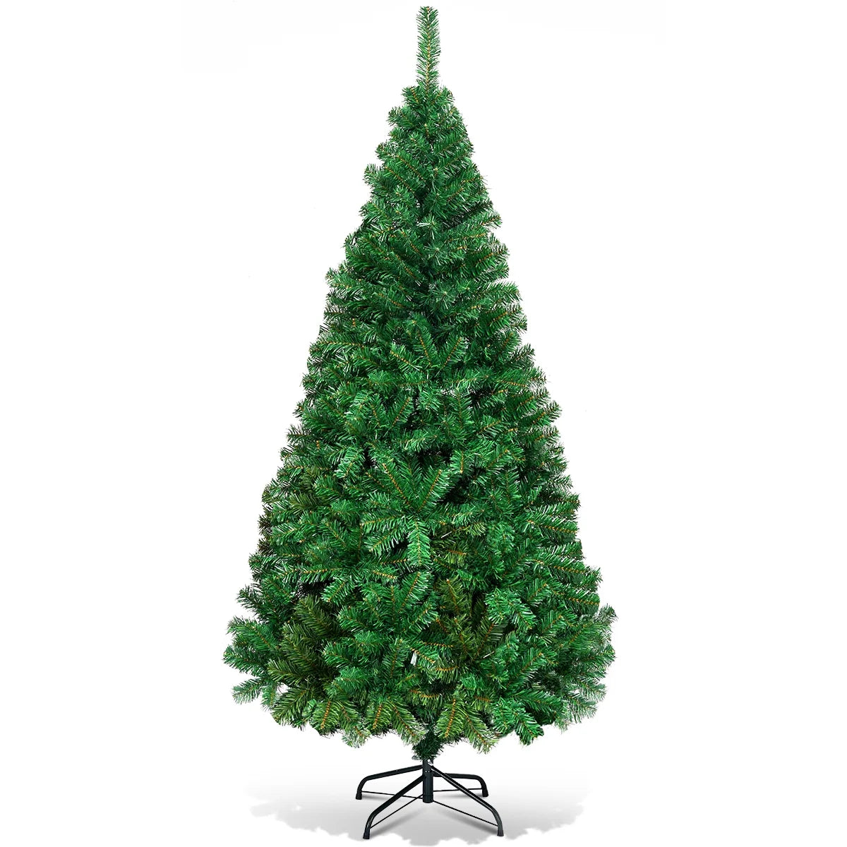CM19722 6Ft Artificial PVC Chrismas Tree W/ Stand, Indoor/Outdoor