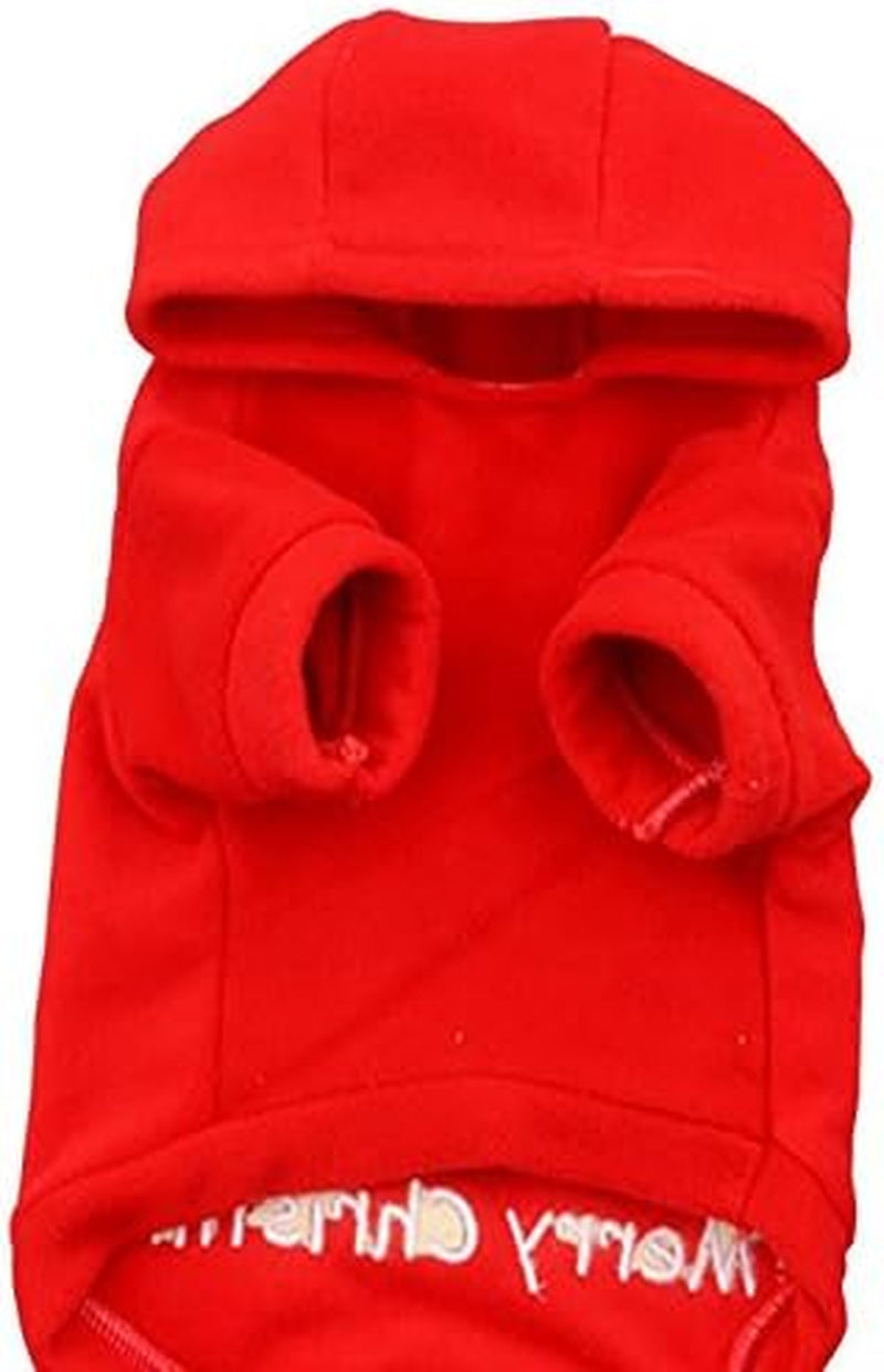Puppy Ugly Christmas Sweater Clothes Hoodie for Dogs Teacup Pet Costume Clothing Girl Boy Chihuahua Yorkie Winter L