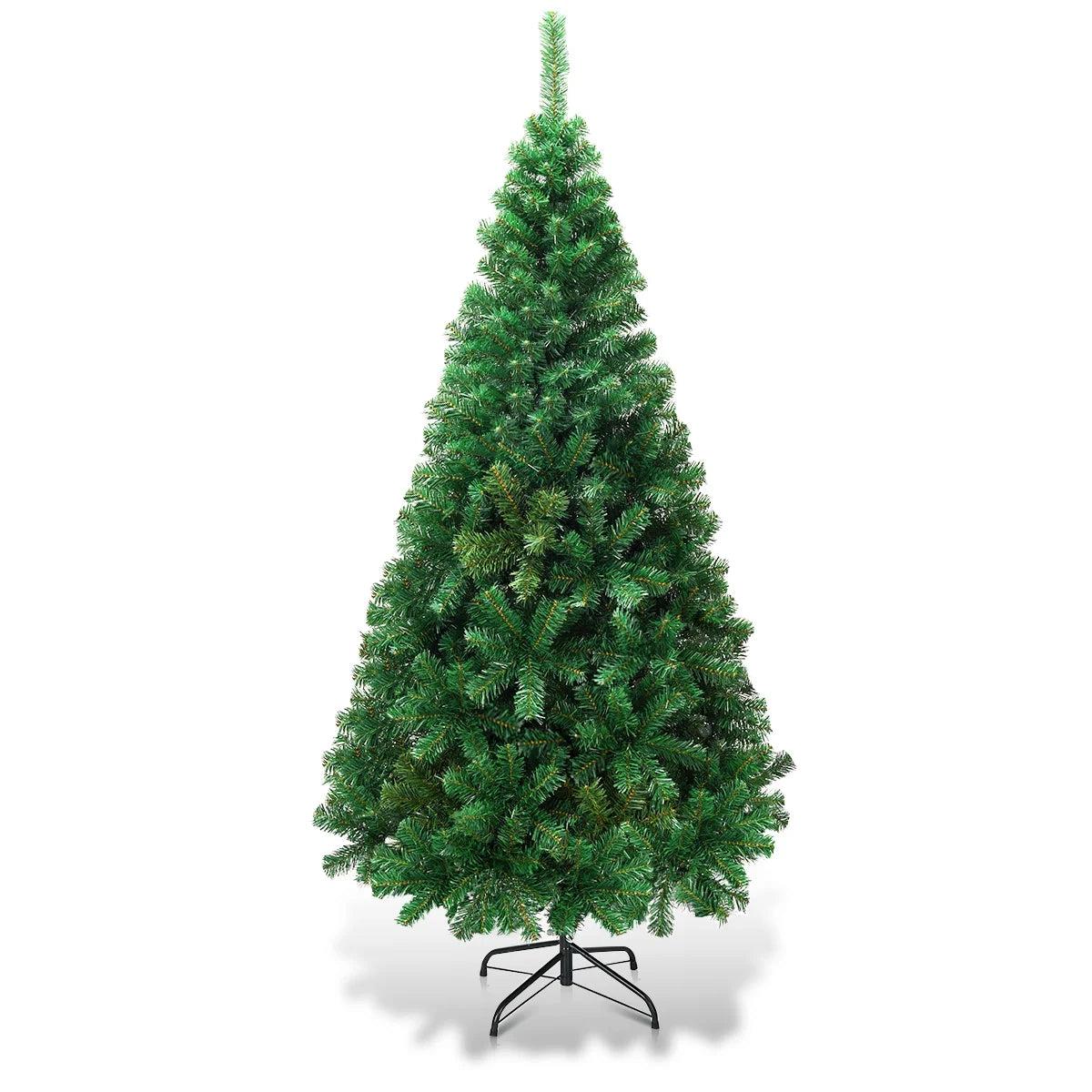 CM19722 6Ft Artificial PVC Chrismas Tree W/ Stand, Indoor/Outdoor